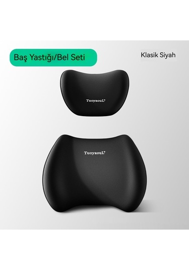 Aurora Araba Koltuk Başı Setisiyah 1 Set