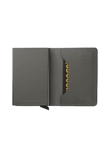 Wrapsol Mekanizmalı Cüzdan Akıllı Kartlık Book Karbon Gri 0 / Gri Karbon Gri Karbon Gri