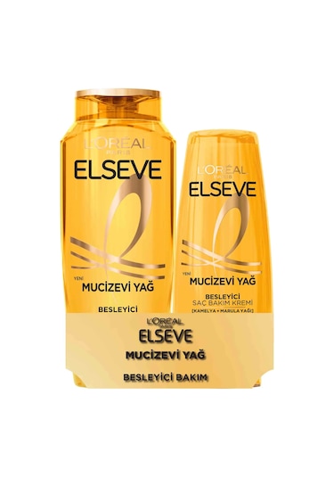 L'oreal Paris Elseve Mucizevi Yağ Şampuan 300ml+175ml Krem