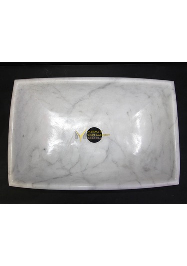 Muğla Kristal Beyaz Köşeli Dizayn Lavabo