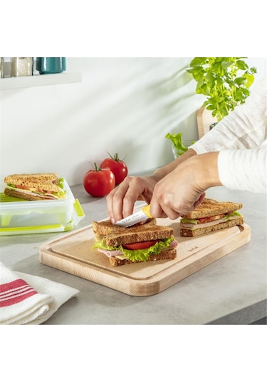 Colorfood Tırtıklı Soyma Bıçağı 8cm Sarı 005 Sarı