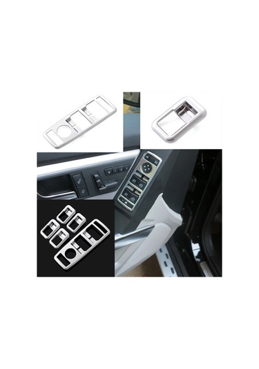 Cloudstore Mercedes Benz A B C E Cla Glk Gl Ml W176 W246 W204 W212 W218 X204 İçin Gümüş Chrome Abs Pencere Kilidi Paneli Kapağı