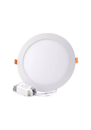Alles 24w Beyaz 6500k Sıva Altı Yuvarlak Led Panel Beyaz