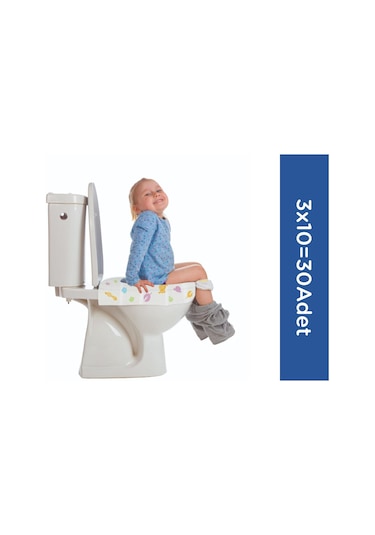 Mycey Kullan At Klozet Örtüsü Seti 3 x 10 Adet