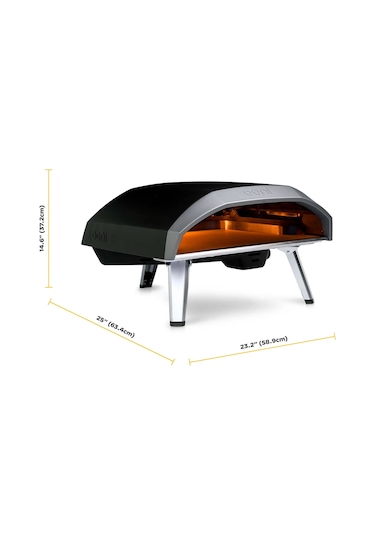 Ooni Koda 16 Gas Powered Pizza Oven Gri - Siyah
