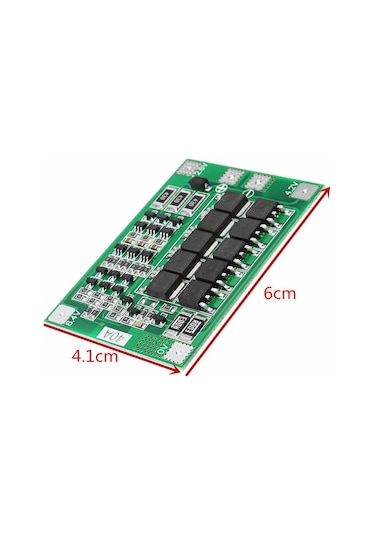 Bms 3S 40A 18650 Lityum Pil Lipo Pil Şarj Koruma Devresi Balan...