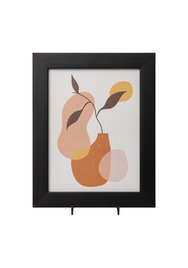 Dekoratif 4'lü Fotoğraf Çerçevesi - Siyah