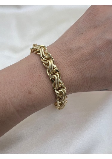 Xupıng Sarmal Bileklik Altın - Gold