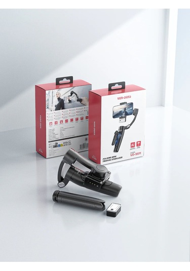 Ven-dens Vd-ss11 Premium Telefon Gimbal Ve Akıllı Tripod - Siyah