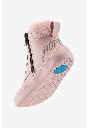 Hopfrög Furry Boots Pembe Lotus Barefoot Çocuk Botu Pembe