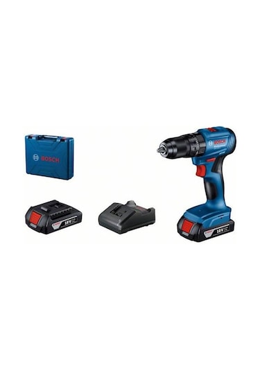 Bosch Professional GSB 185-LI 2 x 2.0Ah Çift Akülü Darbeli Matkap - 06019K3100