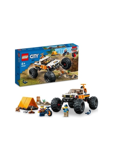 LEGO® City 4x4 Arazi Aracı Maceraları 60387 6+ Yaratıcı Oyuncak Yapım Seti - 252 Parça