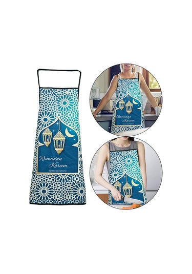Homyl Ev Açık Kamp Için Mutfak Önlüğü Ramazan Mavi Mavi