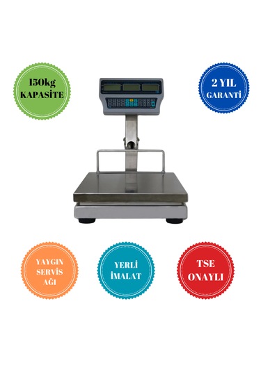 Ceva-1071 150 Kg Paslanmaz Terazi