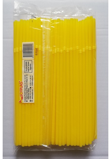 İnce Pipet Körüklü Renkli 400'lü Pipet