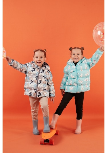 Lela Ekstra Dolgulu Içi Yumuşak Polarlı Kapüşonlu Şişme Kız Çocuk Mont 5763007 Mint Lela Ekstra Dolgulu Içi Yumuşak Polarlı Kapüşonlu Şişme Kız Çocuk Mont 5763007 Mint