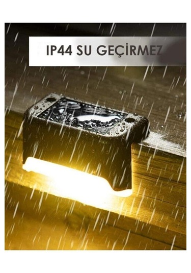 Köşebent Merdiven Veranda Solar Güneş Enerjili Bahçe Lamba 1adet