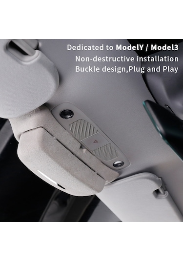 Tesla Model Y İçin Araba Sıradan Sürüm Güneş Gözlüğü Saklama Kutusu