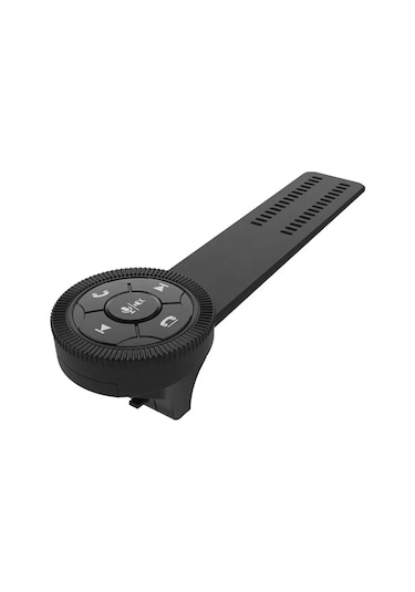 Evrensel Kayış Şekli Direksiyon Uzaktan Kumanda Araba Multimedya Kablosuz Düğme Uzaktan Kumanda Gümüş