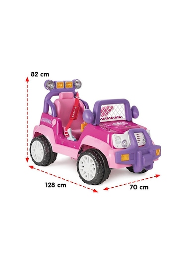 Pilsan Queen Akülü Araba 12v Kumandalı Jeep Babydoor 05286