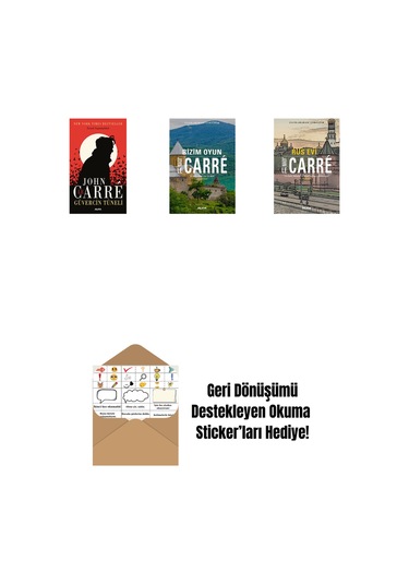 Güvercin Tüneli + Bizim Oyun + Rus Evi + Okuma Sticker'ları