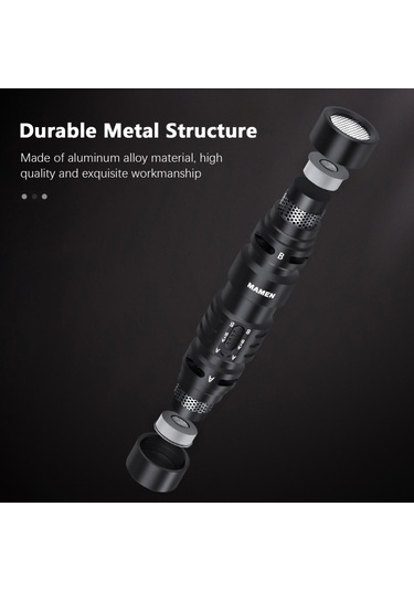 Mufunye Mamen Mıc-08 Pro Mini Kamera Üstü Mikrofon İki Yönlü Alıcı Metal Mikrofon Süper Kardiyoid Akıllı Gür