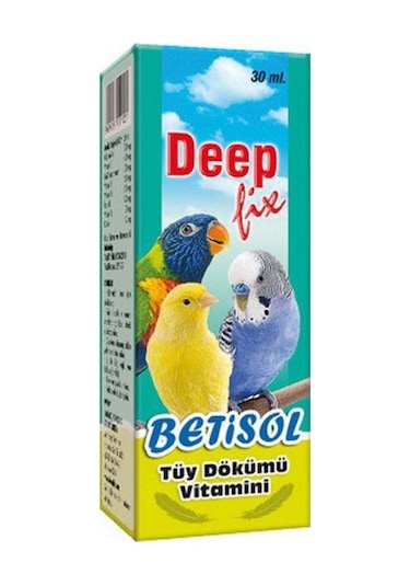 Deep Betisol Kafes Kuşlari için B Vitamini 30 ML