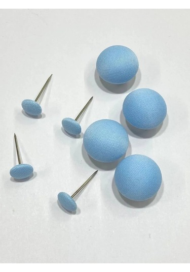 Yorgan Kılıfı Ve Çarşaf Tutucu Sabitleyici Yastık Nevresim Sabitleyici İğne/ 4 Lü Set - Mavi
