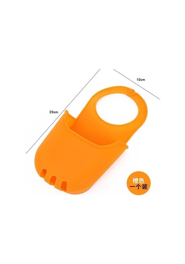 Turuncu Lavabo Drenaj Raf Mutfak Depolama Sepeti Raf Asmak Lavabo Çanta Sünger Tutucu Sabunluk Damlalıklı Ev Organizatör Mutfak Aksesuarları