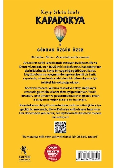 Kayıp Şehrin İzinde Kapadokya 9+yaş - Resimli Roman / Gökhan...
