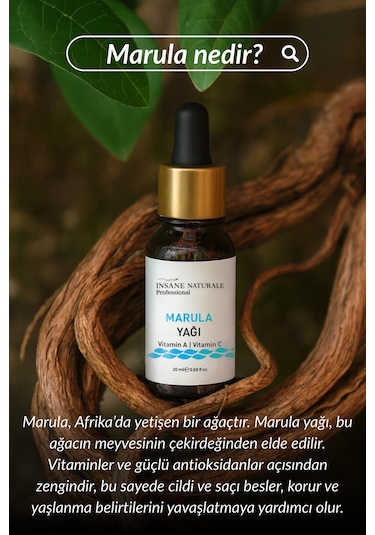 Insane Naturale Marula Yağı 20 ML