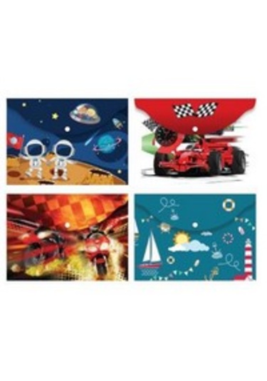 Noki Çıtçıtlı Dosya A4 Karışık Desen Biri Gönderilir