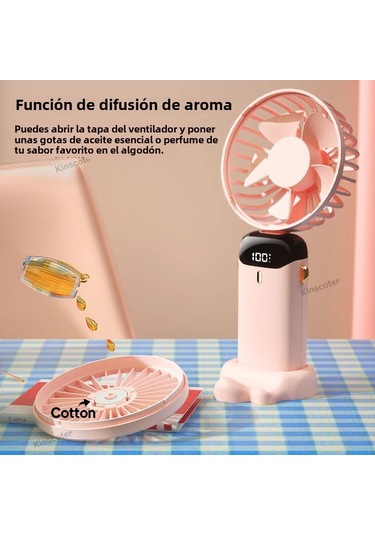 Taşınabilir Usb El Tipi Vantilatör Ekran Ve Telefon Tutucu Beyaz,