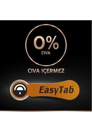 Duracell Activair PR41 312 Numara Pili 6'lı