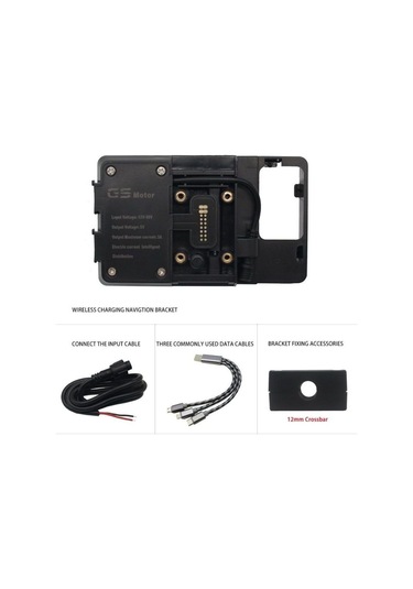 Bmw R1200gs, R1200adv, S1000xr/rs, F700gs/800gs İçin Usb Şarjlı Cep Telefonu Navigasyon Braketi Yed Diğer