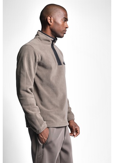Lescon Taş Erkek Polar Sweatshirt 22K-1075 Gri