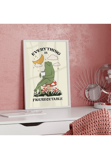 Her Şey Çözülebilir Motivasyon Posteri - Çerçevesiz