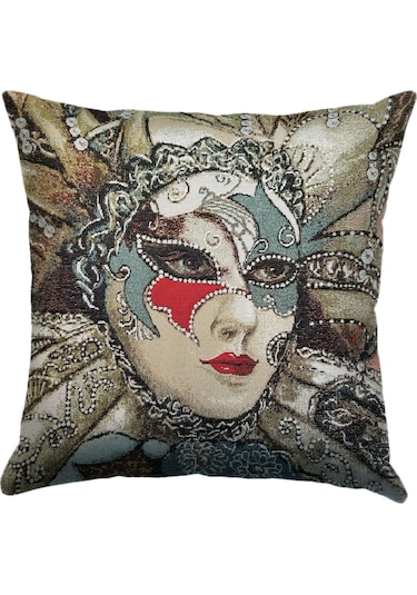 K40-Dokuma Goblen Kırlent Kılıfı