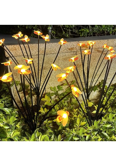 Maiyame Güneş Enerjili Sallanan Atkı Işığı 10 Led Islak Işık Bahçe Çimen Aydınlatması Ip65 8-10 Saat Süreli Tekli Paket Diğer