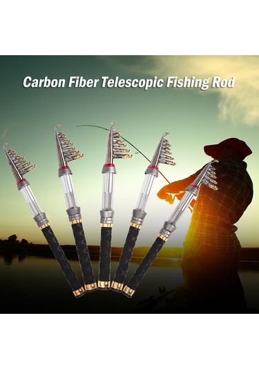 Yuntech01 Kalıcı Karbon Fiber Olta Kamışı, Alüminyum Makine Tabanı Ve Seramik İç Dolgulu Paslanmaz Çelik Rehberlerle, 1.8m Uzunlukta, Kaymaz Kork Kolu