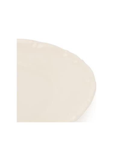 Tulu Porselen Liana Pasta Tabağı - Krem - 19 Cm Krem