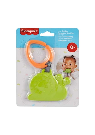 Fisher Price Hayvan Temalı Dişlik Yeşil Salyangoz Diş Kaşıyıcı Yeşil