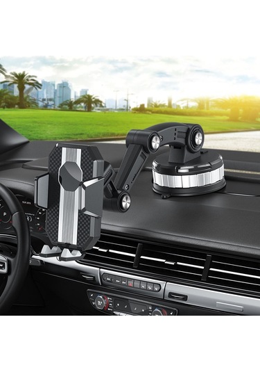 Büyük Vantuzlu Araç Telefon Tutucu Orta Konsol Telefon Tutucu