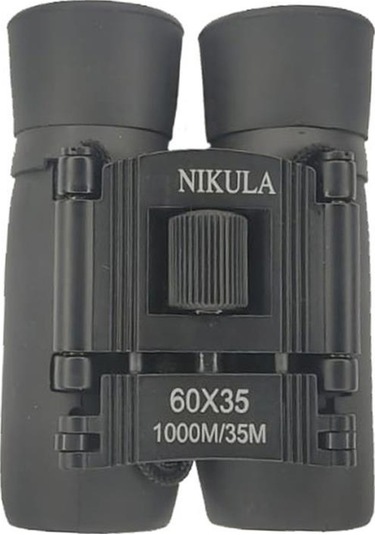 Nikula Binoculars 60x35 Dürbün Siyah
