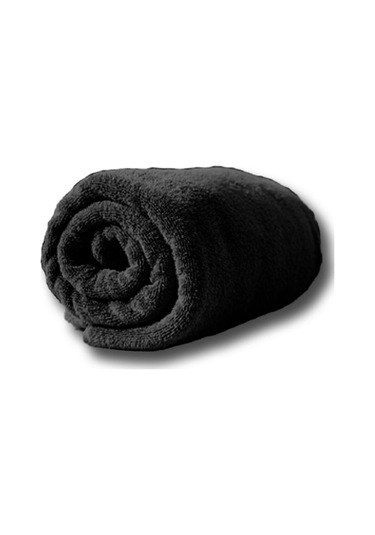 12 Tane Büyük Boy Pamuklu 50x90cm, Fitness Havlusu , Spor Havlusu , Kuaför Havlusu Siyah