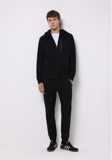 Colins Regular Fit Orta Bel Düz Erkek Siyah Eşofman Altı Cl1075654 Q1.v1 Blk Siyah