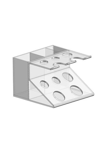Pazly Tutucu Traş Tezgah Suntek Standı Şeffaf Makineleri Macunu Diş Dj Diğer