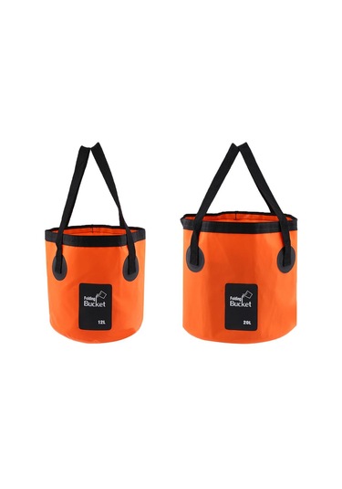 Homyl Açık Kamp Balıkçılık Için Katlanır 12l-portakal Portakal Turuncu