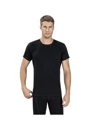 Jiber Erkek Sıfır Yaka Kısa Kol Atlet Fanila 111 - 3 Adet 001