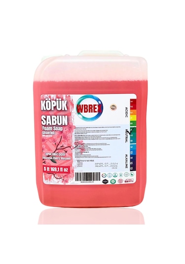 Wbrex Japon Kiraz Çiçeği Köpük Sabun 5 L